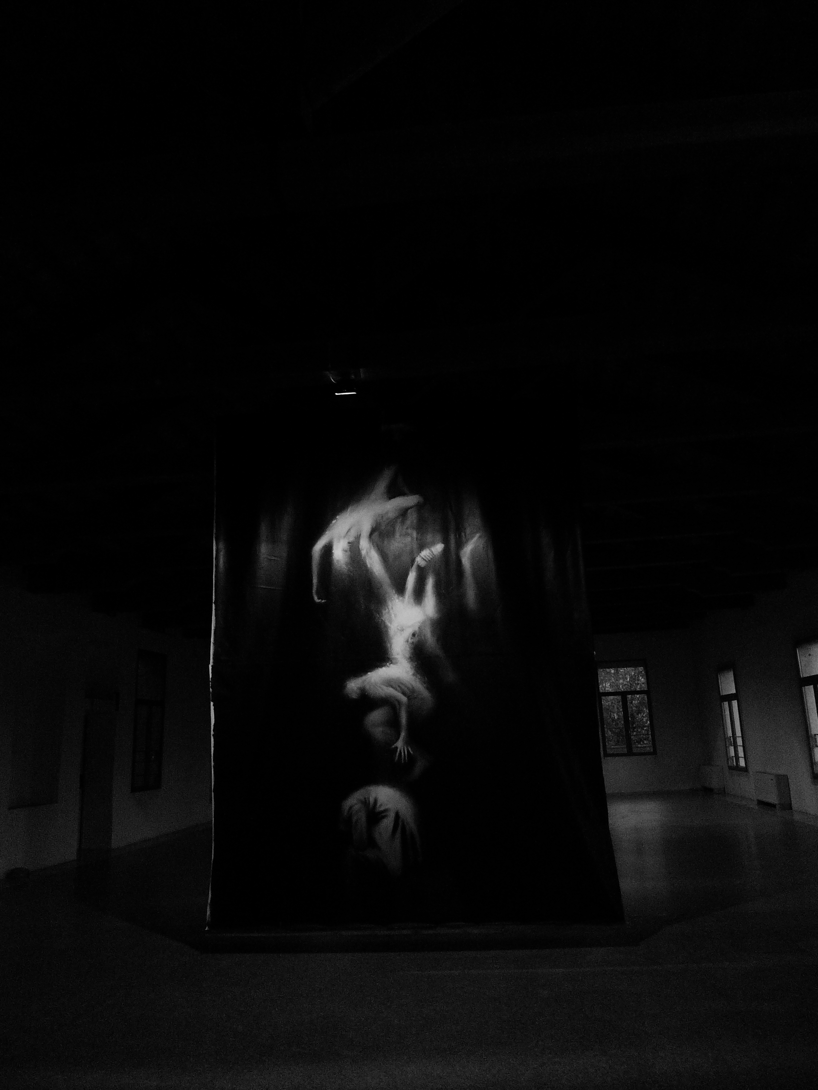 The Fall of the Angel II — installation view, Sala del Camino