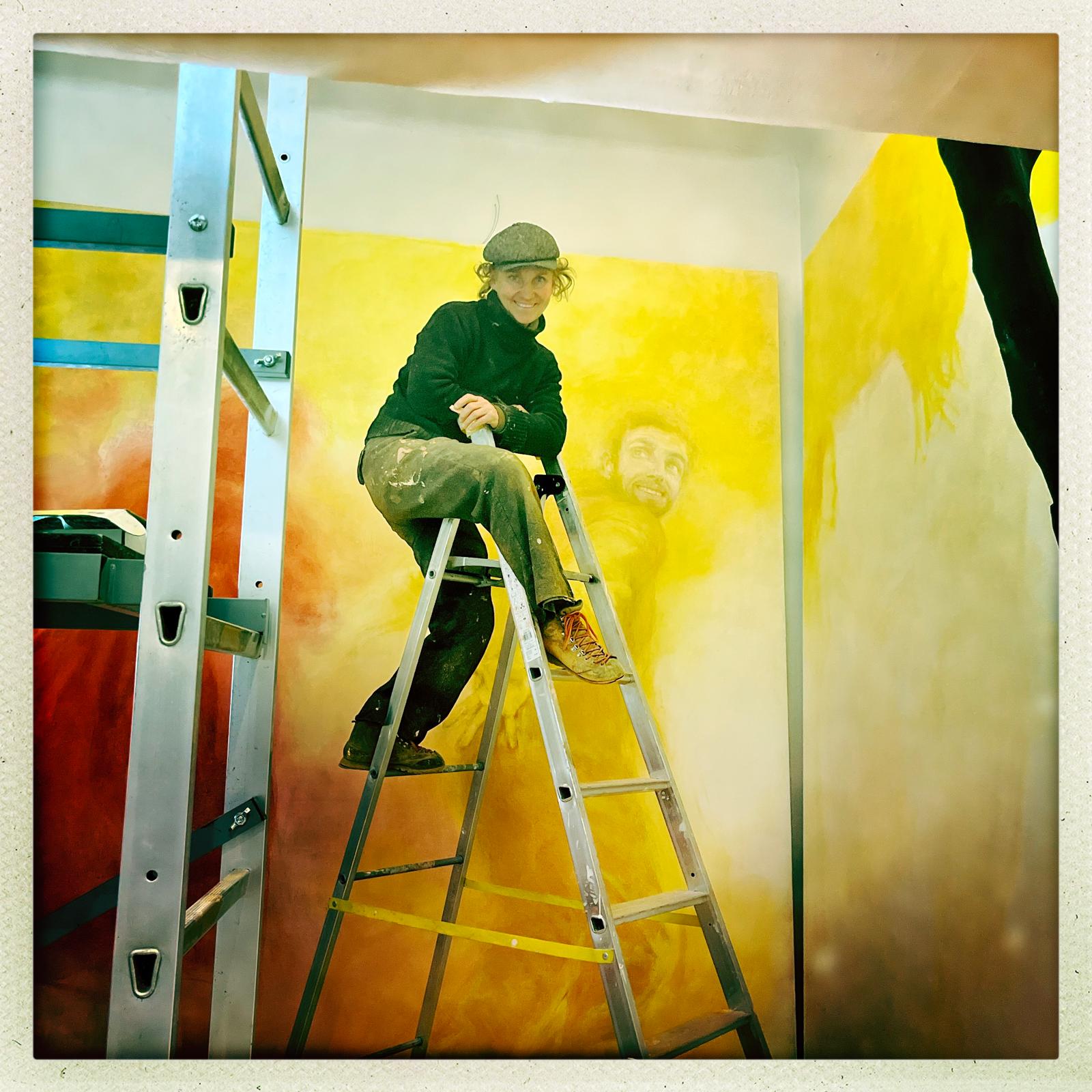 Rafaëlle Labourgade in her studio